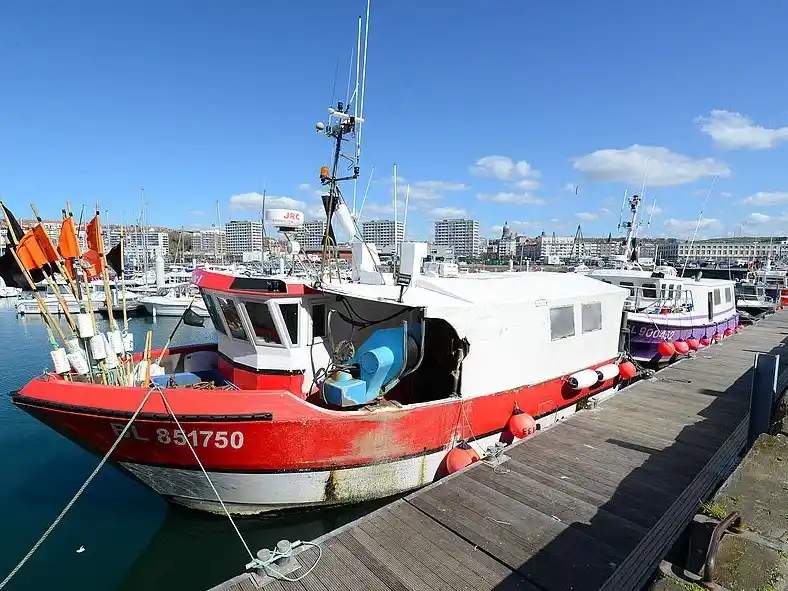 port de pêche côte d'Opale